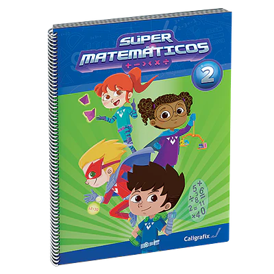CUADERNO CALIGRAFIX SÚPER MATEMÁTICOS N°2