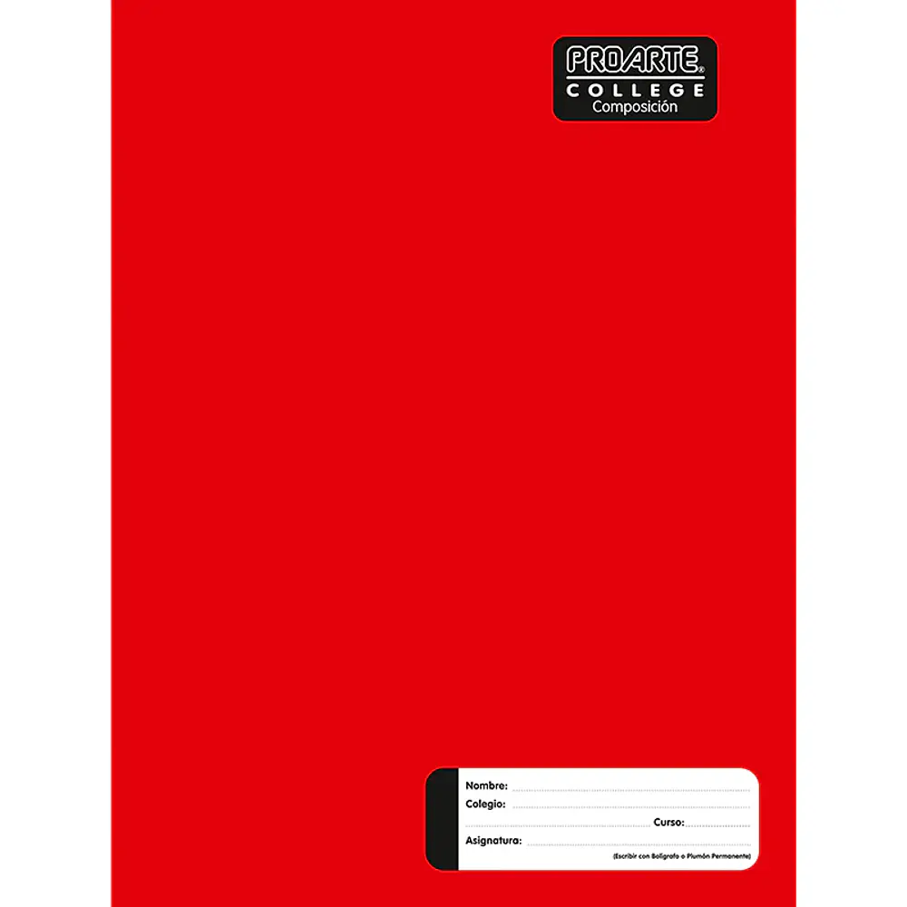 CUADERNO COLLEGE 100 HJS COMPOSICIÓN 