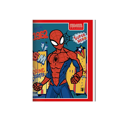 CUADERNO COLLEGE 80HJS MATETMATICA 7MM - SPIDERMAN