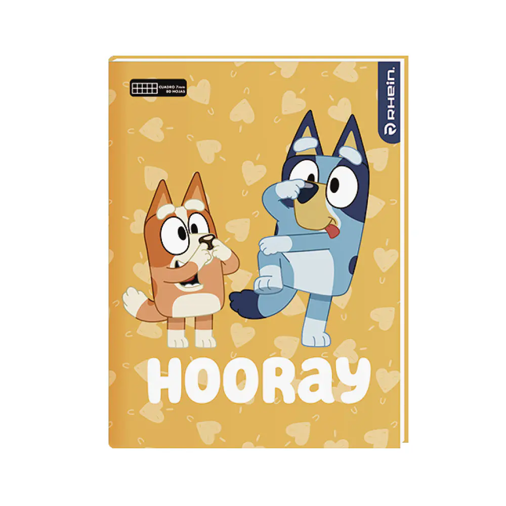 CUADERNO COLLEGE 80 HOJAS MAT 7MM BLUEY 