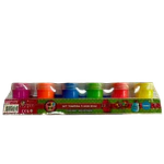 TEMPERA FLUOR 6 COLORES 20 ML C/PINCEL