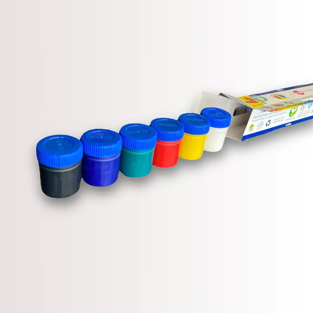 TEMPERA GEL 6 COLORES 15 ML. GIOTTO