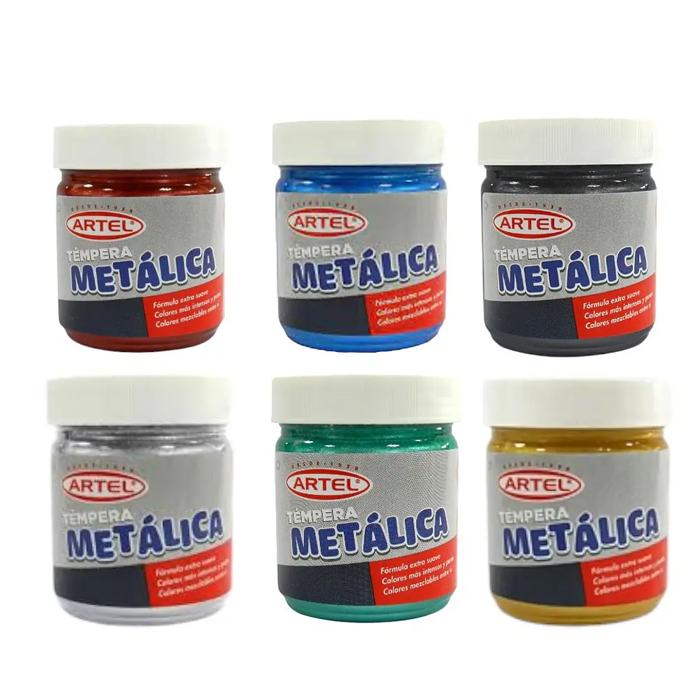 TEMPERA METALICA 100ML. DIFERENTES COLORES ARTEL