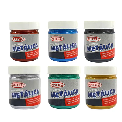 TEMPERA METALICA 100ML. DIFERENTES COLORES ARTEL