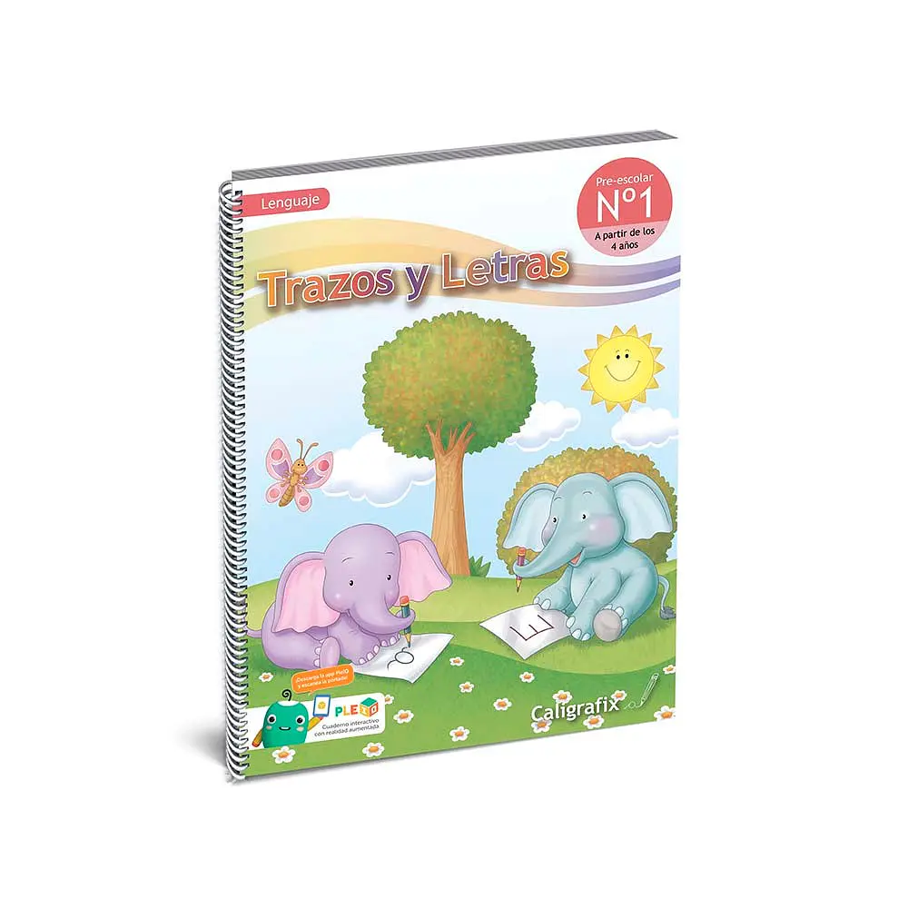 CUADERNO CALIGRAFIX TRAZOS Y LETRAS Nº 1 PRE-KINDER
