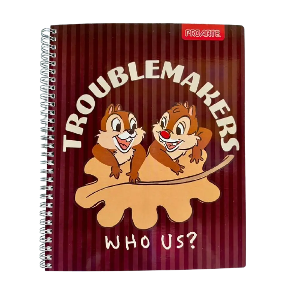 CUADERNO UNIVERSITARIO 100 HJS 7MM CHIP&DALE 