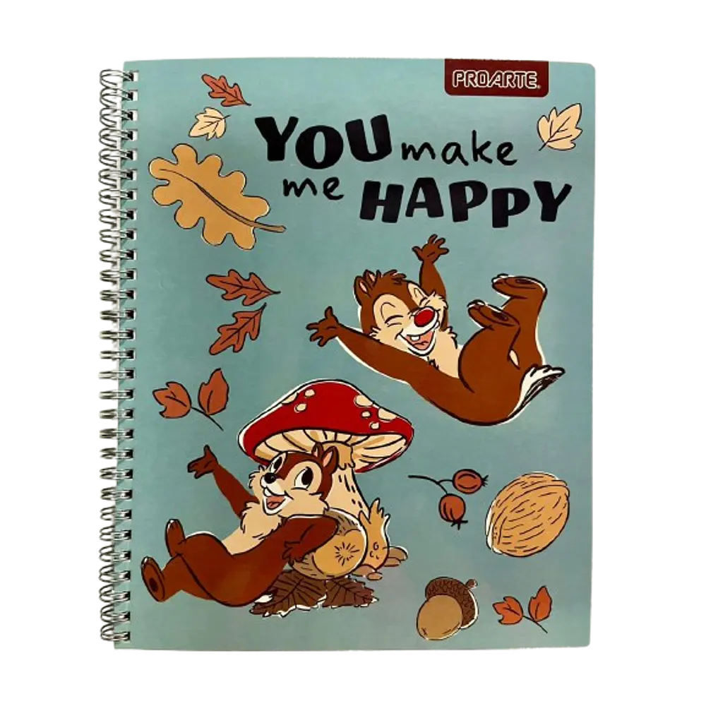 CUADERNO UNIVERSITARIO 100 HJS 7MM CHIP&DALE 