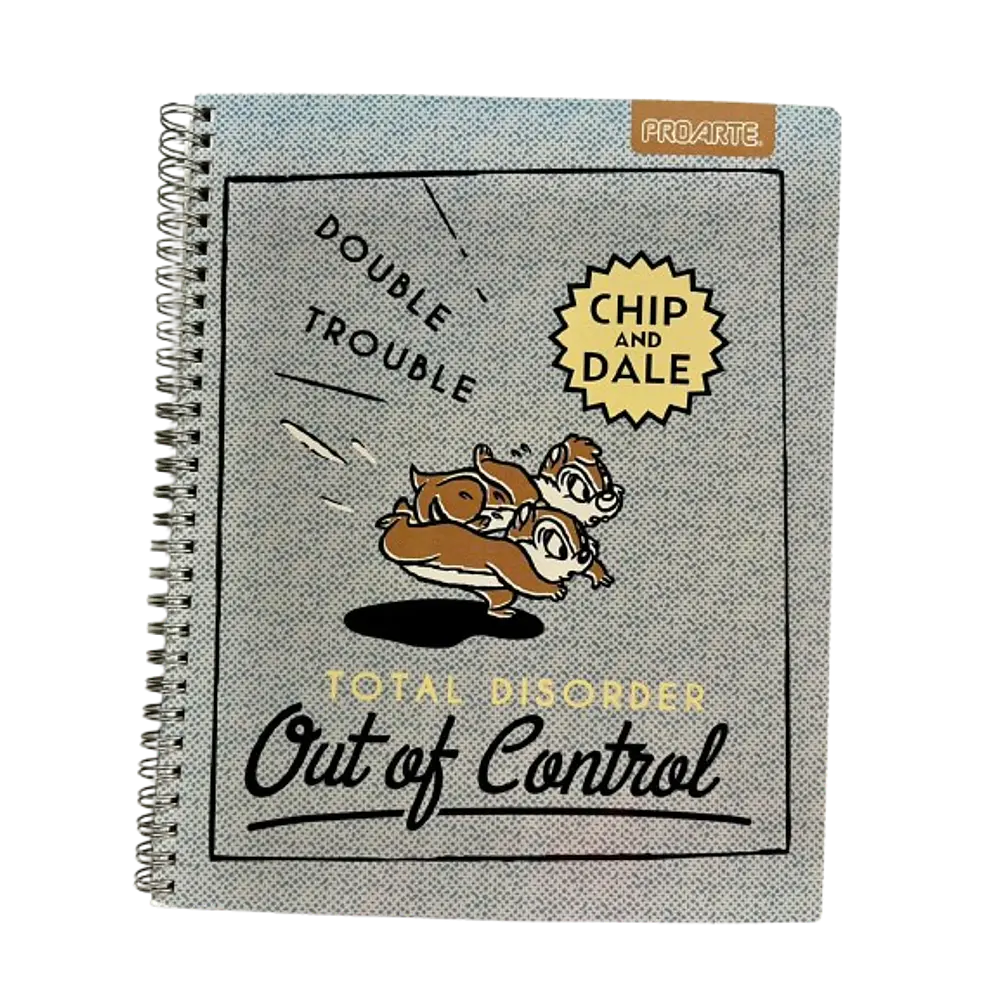 CUADERNO UNIVERSITARIO 100 HJS 7MM CHIP&DALE 