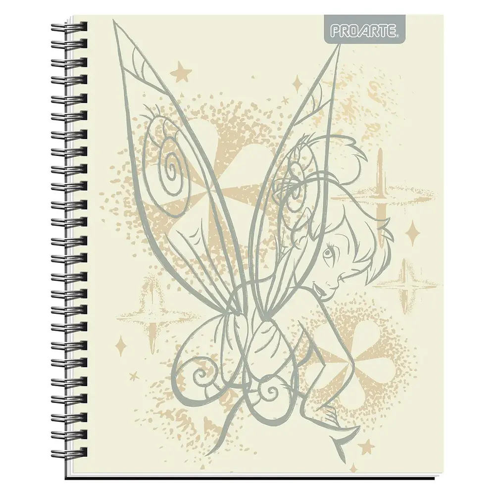 CUADERNO UNIVERSITARIO 100 HJS 7MM SUPER TINKERBELL 