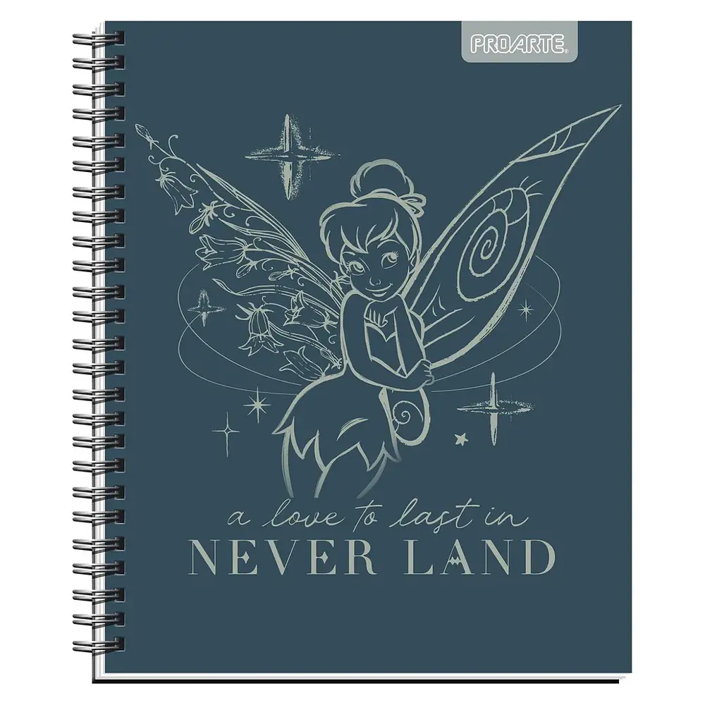 CUADERNO UNIVERSITARIO 100 HJS 7MM SUPER TINKERBELL 