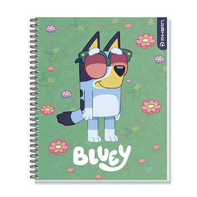 CUADERNO UNIVERSITARIO 100HJS MAT7MM BLUEY