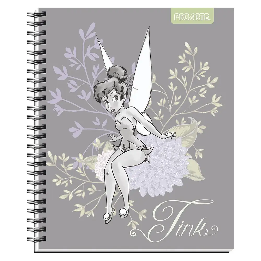 CUADERNO UNIVERSITARIO 100 HJS 7MM SUPER TINKERBELL 