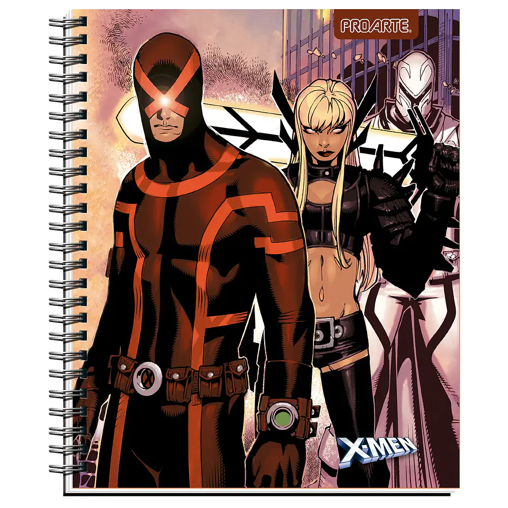 CUADERNO UNIVERSITARIO 100 HJS 7MM XMEN
