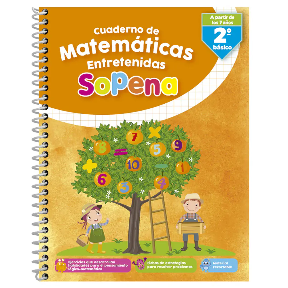 MATEMÁTICAS ENTRETENIDAS 2 A PARTIR DE LOS 7 AÑOS SOPENA