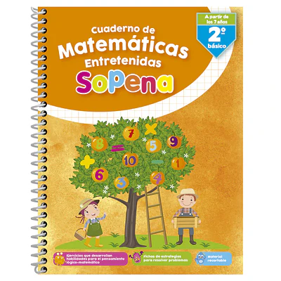 MATEMÁTICAS ENTRETENIDAS 2 A PARTIR DE LOS 7 AÑOS SOPENA