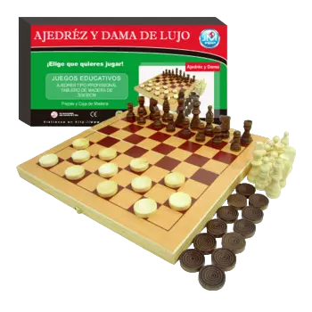AJEDREZ CAJA MADERA 30X30 CMS AZCORBE