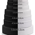 ELÁSTICO PLANO BLANCO 4.5 MM