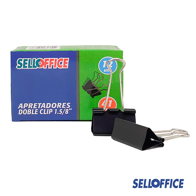 APRETADOR DOBLE CLIP SELLOFFICE - DIFERENTES MEDIDAS