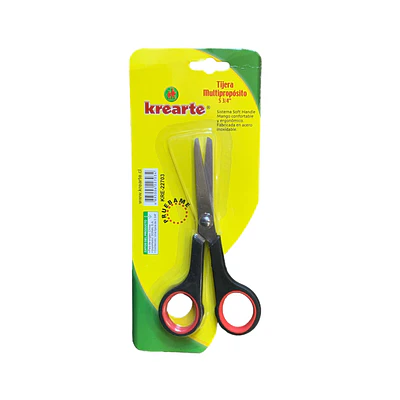 TIJERA ESCOLAR 5 3/4 DOBLE INYECCION KREARTE