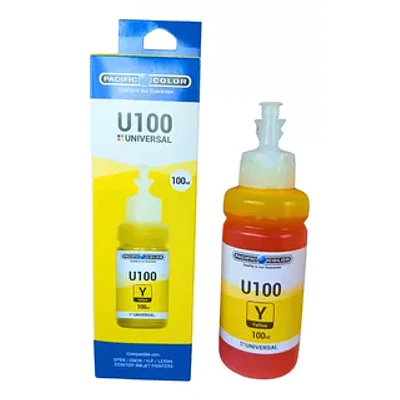 TINTA 100ML UNIVERSAL EPSON/CANON/HP YELLOW
