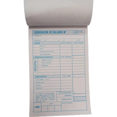 FORM. LIQUIDACIÓN SALARIO SEMANAL