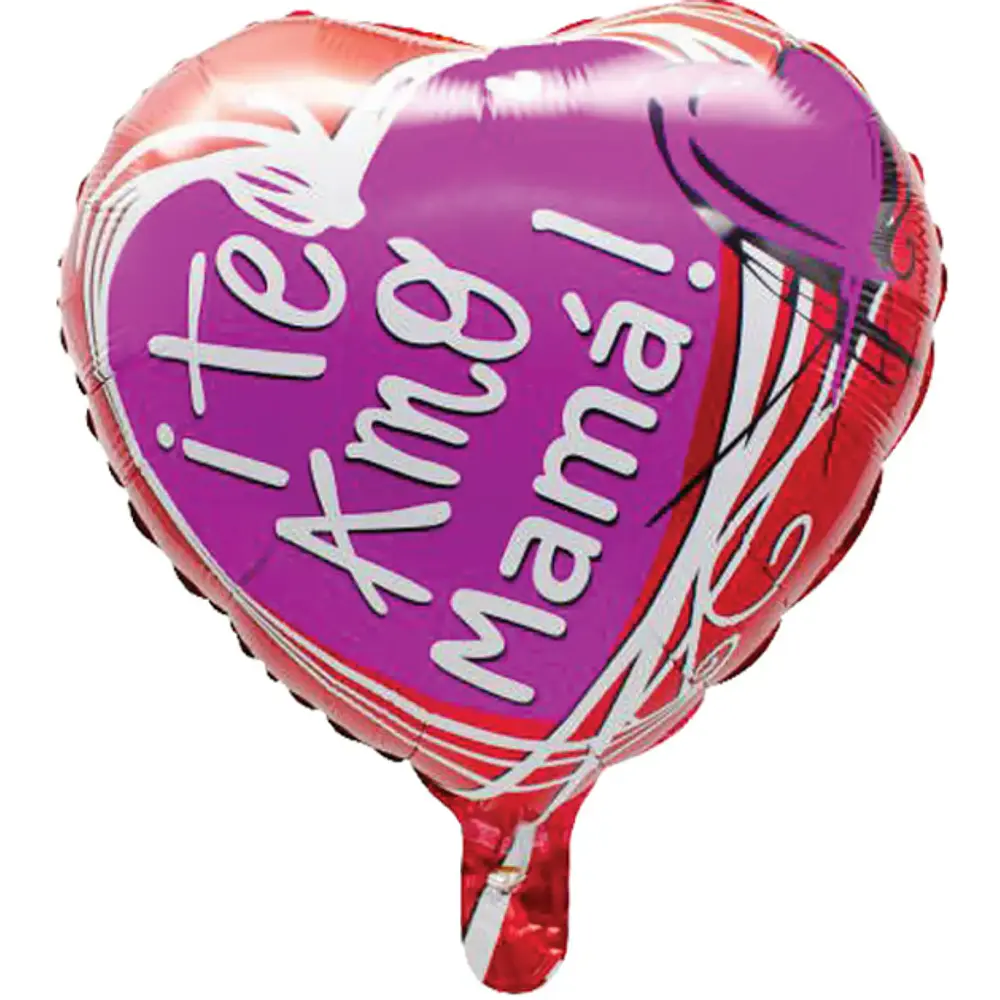GLOBO DIA DE LA MAMÁ - CORAZÓN DIFERENTES DISEÑOS  