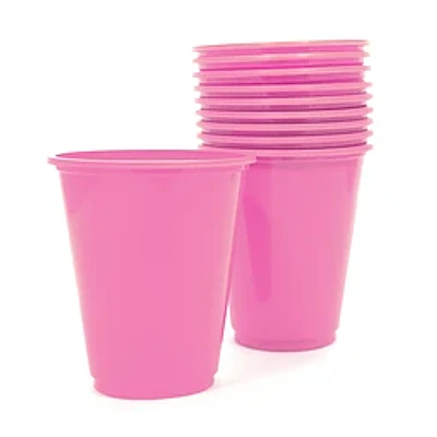 VASO PLASTICO 500CC ROSADO