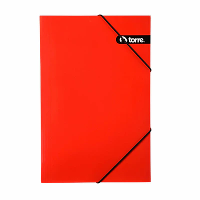 CARPETA OFICIO ROJA CON ELASTICO 