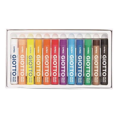 LAPICES PASTEL GRASO OLEO 12 COLORES.