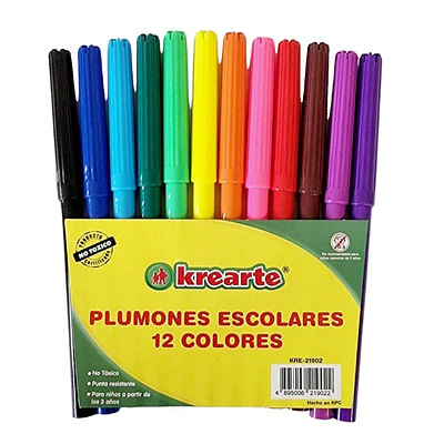 LAPICES SCRIPTO 12 COLORES KREARTE