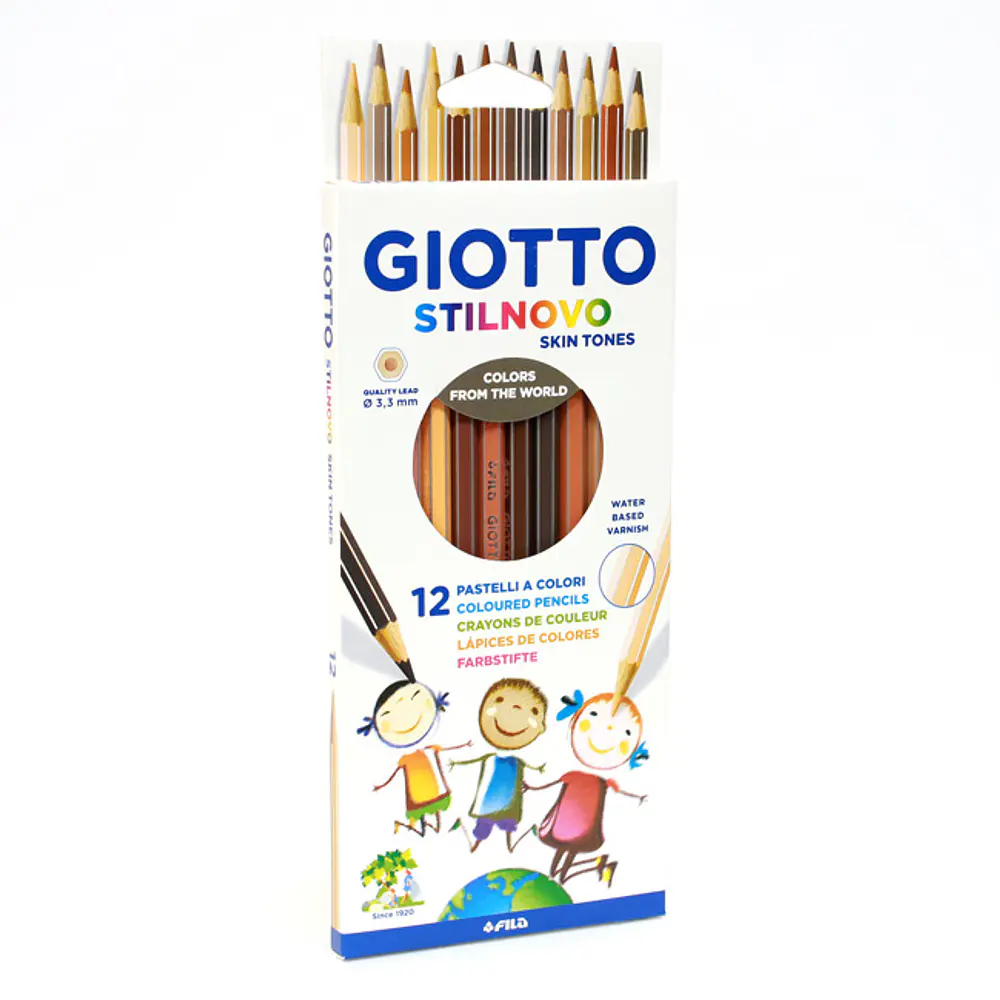 LAPICES TONOS PIEL 12 COLORES STILNOVO GIOTTO