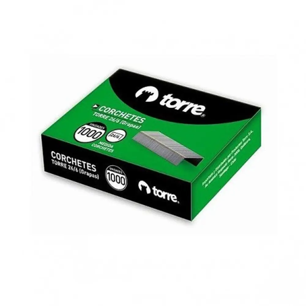 CORCHETES 26/6 1000 UNIDADES