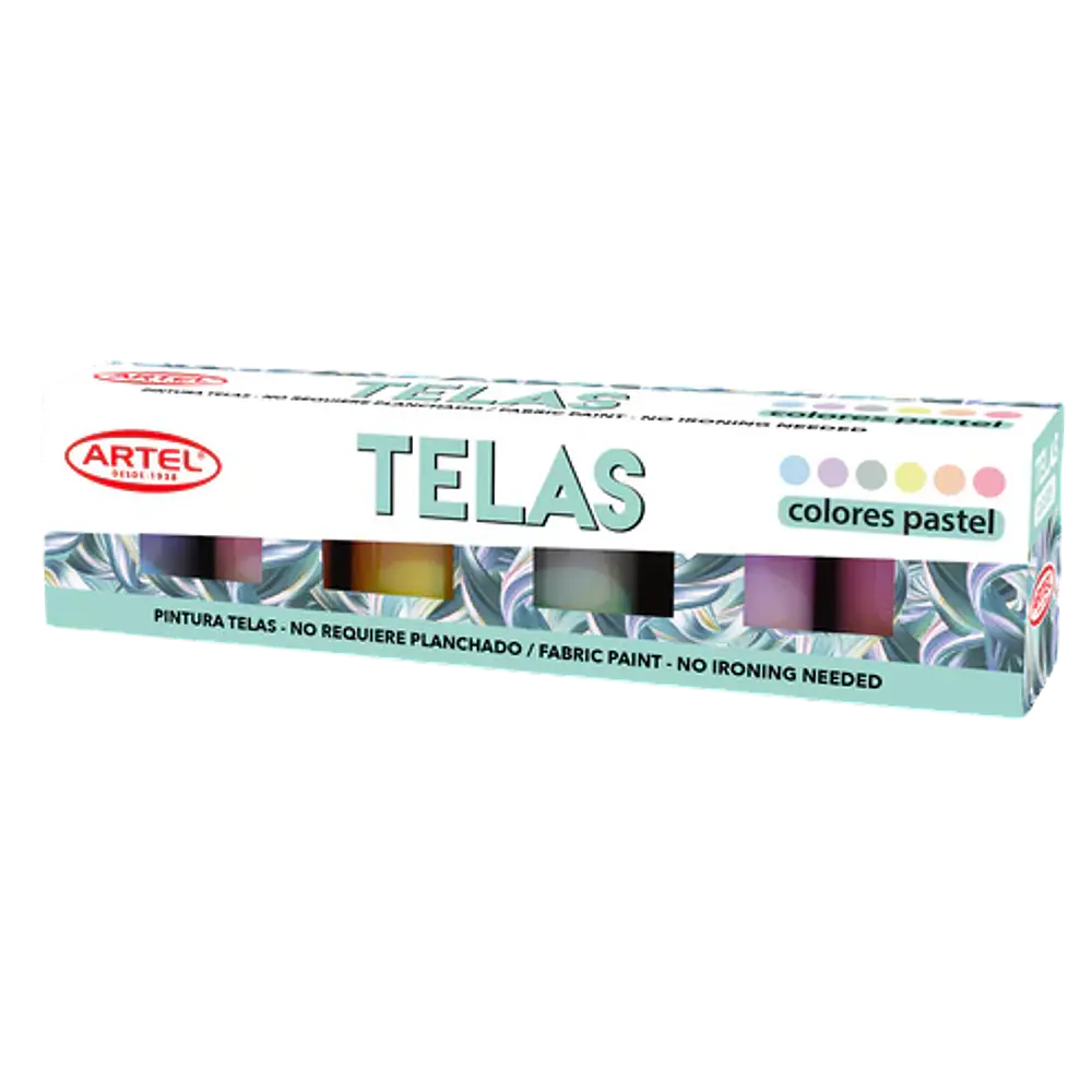 SET PINTURA TELAS PASTEL 