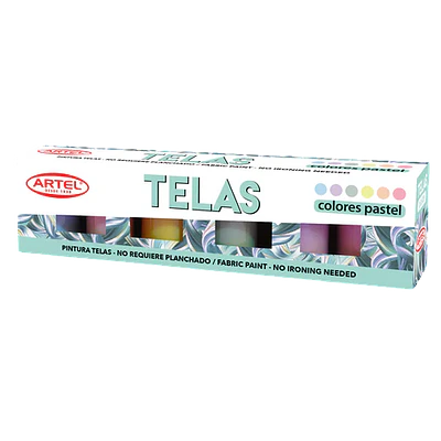 SET PINTURA TELAS PASTEL 