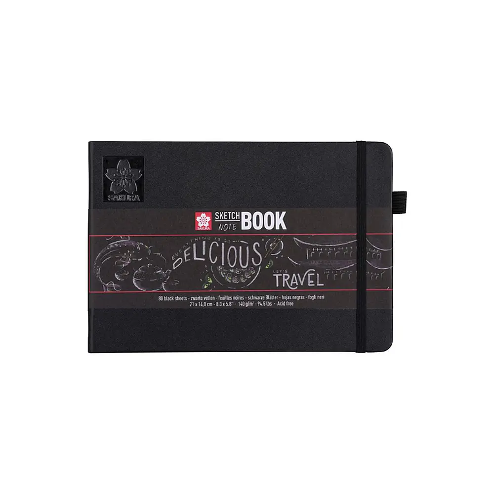 SKETCH BOOK 14,8x21CM HOJA NEGRA