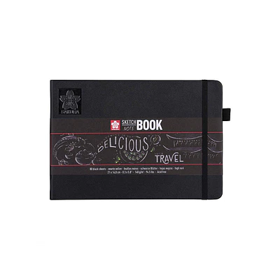 SKETCH BOOK 14,8x21CM HOJA NEGRA