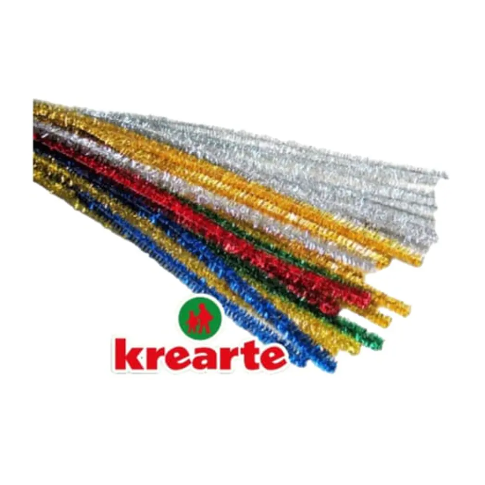 CHENILLE METÁLICO DIFERENTES COLORES LIMPIA PIPAS - KREARTE
