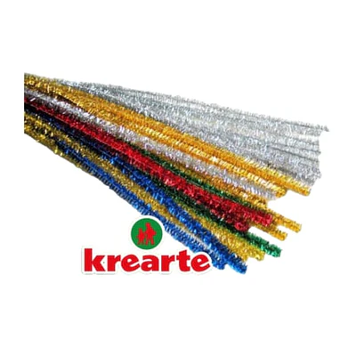 CHENILLE METÁLICO DIFERENTES COLORES LIMPIA PIPAS - KREARTE