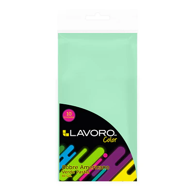 SOBRE AMERICANO 80G. PASTEL LAVORO