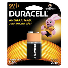 Bateria  9V Alcalina  1 Unidad Duracell