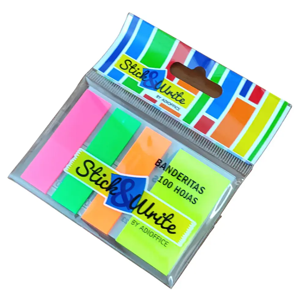 SET DE BANDERITAS 4 COLORES