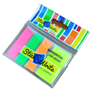 SET DE BANDERITAS 4 COLORES