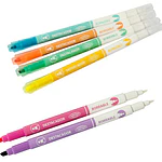 SET DESTACADORES BORRABLES PASTEL 6 UNIDADES
