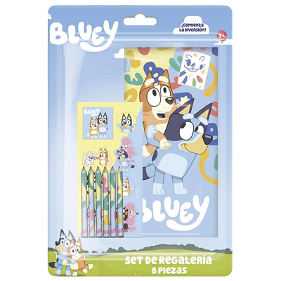 SET ESCOLAR 8 PIEZAS BLUEY