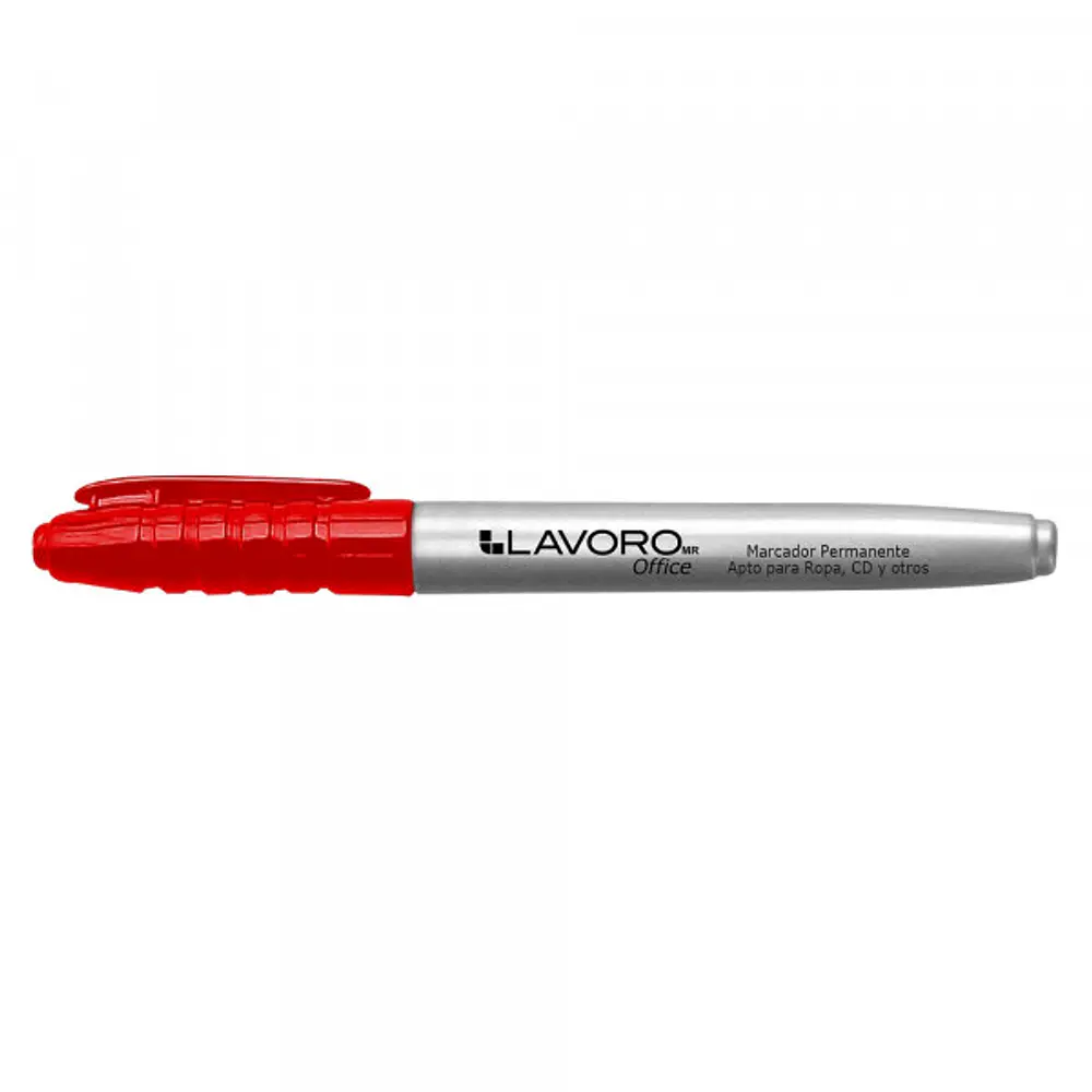 MARCADOR MULTIUSO PUNTA MEDIA ROJO
