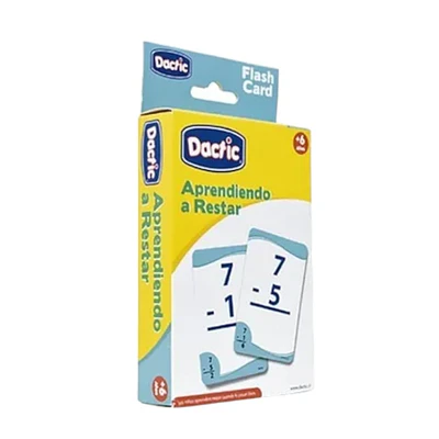 LAMINA APRENDIENDO A RESTAR DACTIC