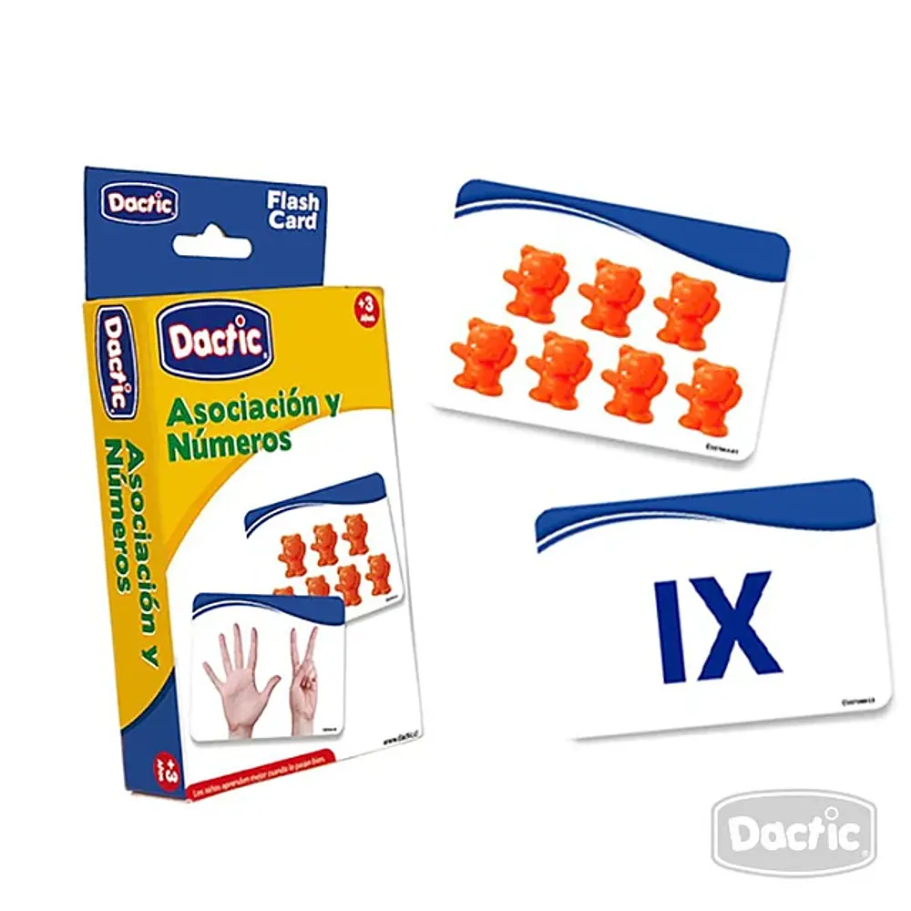 LAMINA ASOCIAR NUMERO DACTIC
