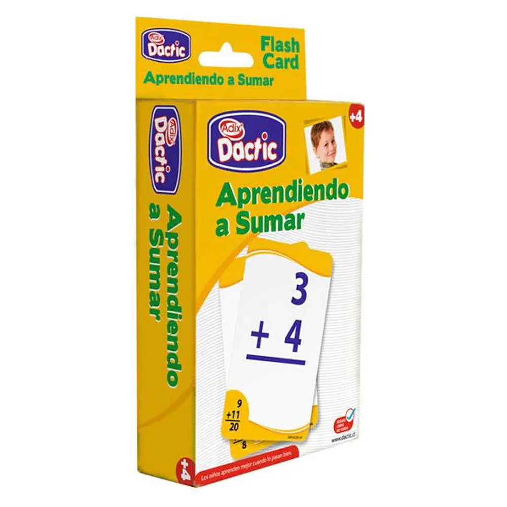 LAMINA DACTIC APRENDIENDO A SUMAR