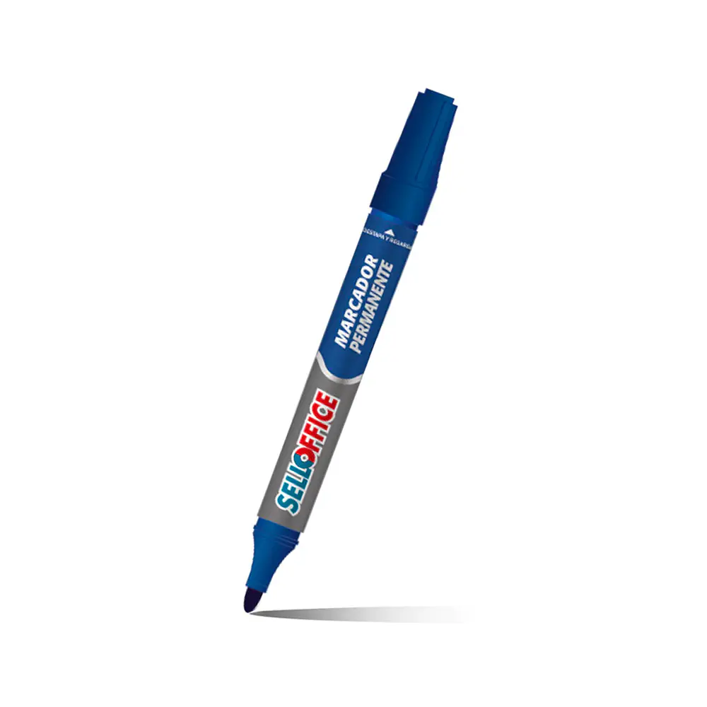 MARCADOR PERMANENTE RECARGABLE SELLOFFICE - DIFERENTES COLORES