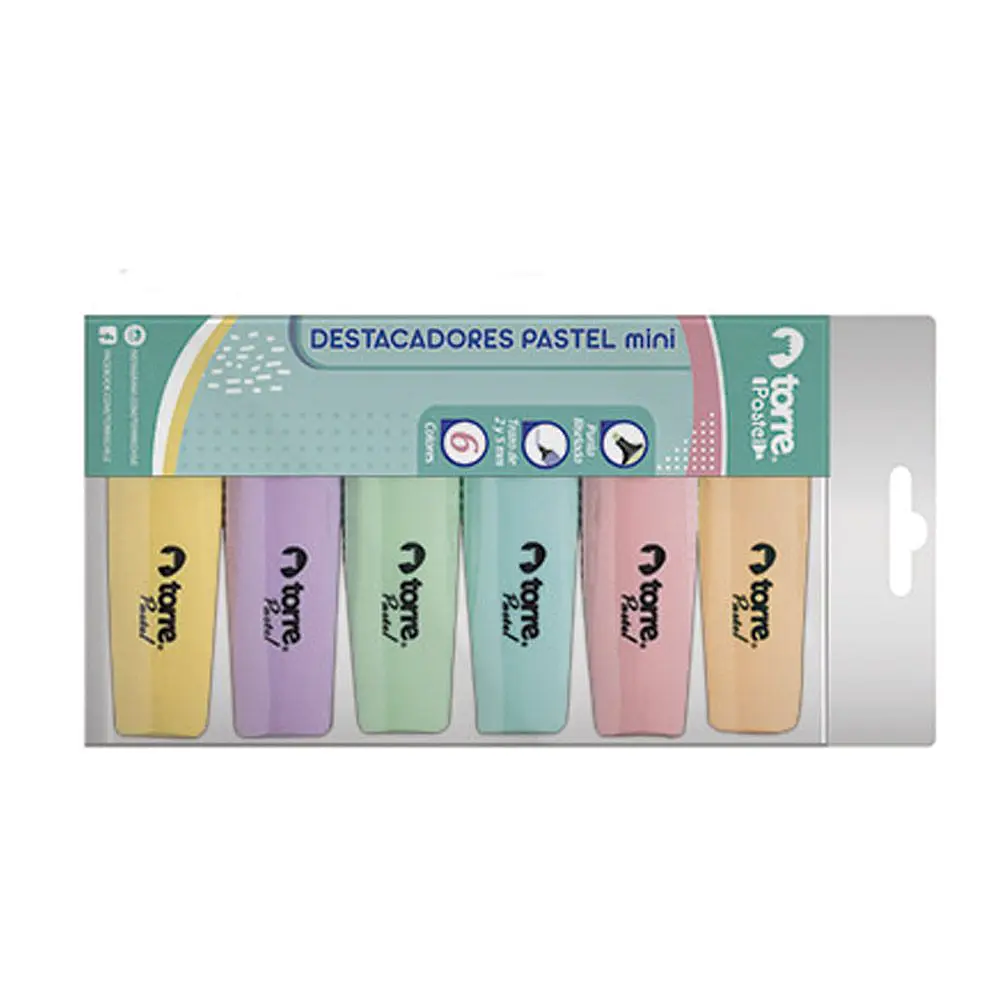 DESTACADORES PASTEL MINI 